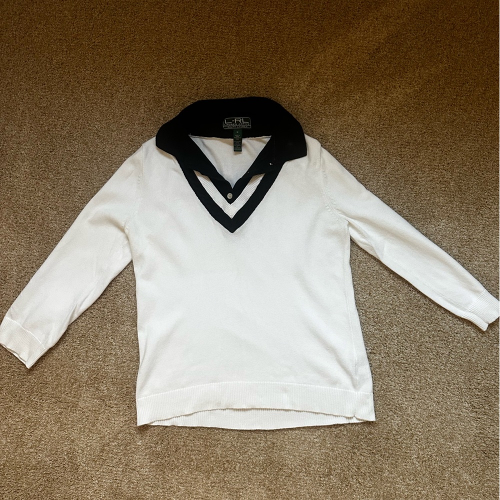 Lauren Ralph Lauren White Sweater